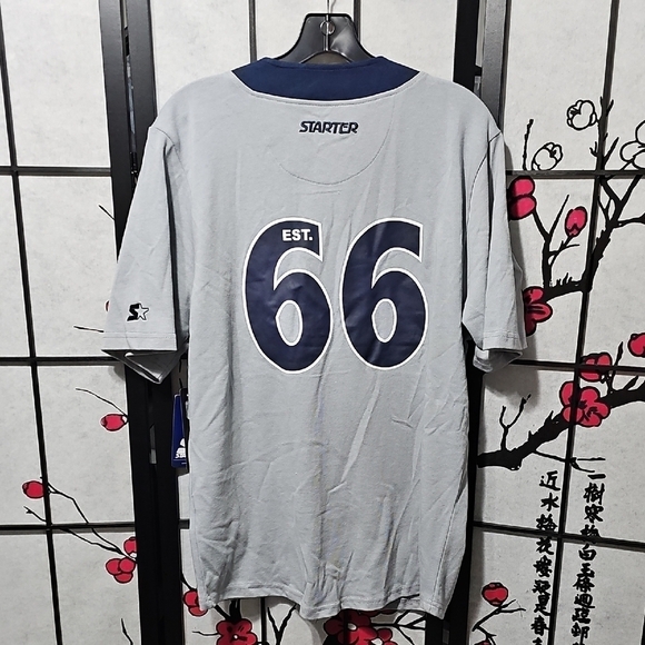 Dallas Cowboys Baseball Jersey Starter Size Medium NWT - Picture 8 of 8